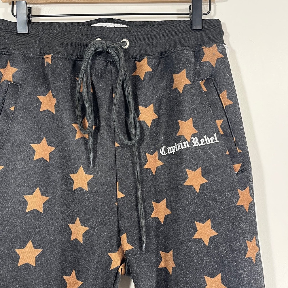 Captain Rebel Black Star Track Suit Set Size Large - Picture 13 of 16